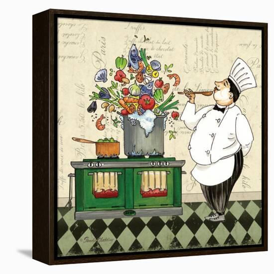 Chef Soup-Pamela Gladding-Framed Stretched Canvas