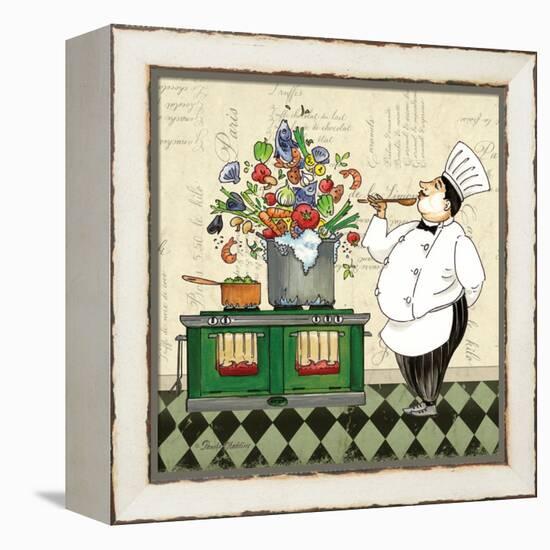 Chef Soup-Pamela Gladding-Framed Stretched Canvas