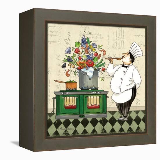 Chef Soup-Pamela Gladding-Framed Stretched Canvas