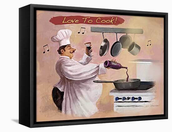 Chef Wine-Frank Harris-Framed Premier Image Canvas