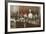 Chef with Elaborate Buffet-null-Framed Art Print