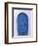 Chefchaouen Blue Door and Whitewashed Walls - Typical in Rif Mountains Town of Chefchaouen, Morocco-Andrew Watson-Framed Photographic Print