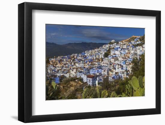 Chefchaouen, Chaouen, Morocco-Ian Trower-Framed Photographic Print