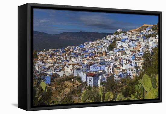 Chefchaouen, Chaouen, Morocco-Ian Trower-Framed Premier Image Canvas