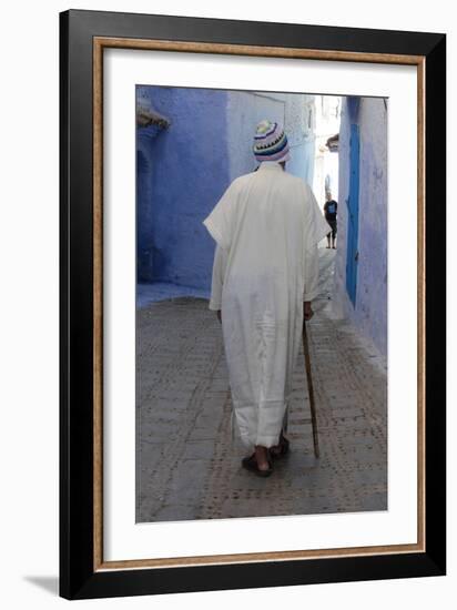 Chefchaouen Man-null-Framed Photographic Print