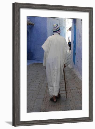 Chefchaouen Man-null-Framed Photographic Print