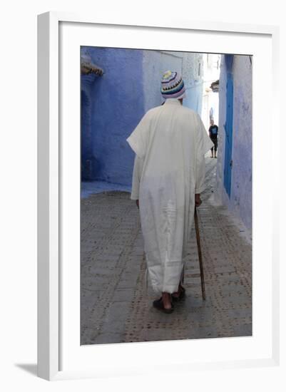 Chefchaouen Man-null-Framed Photographic Print