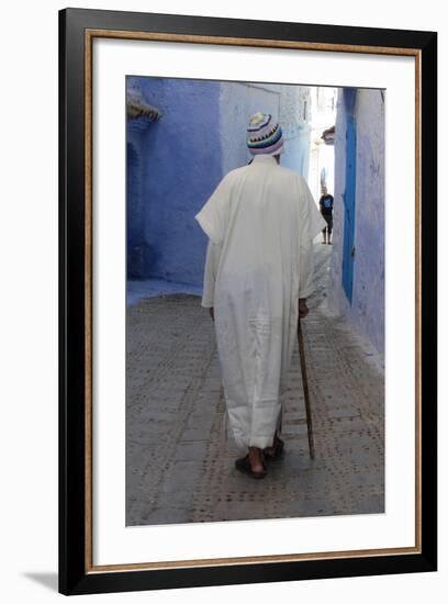 Chefchaouen Man-null-Framed Photographic Print