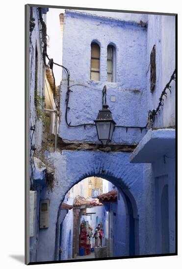 Chefchaouen, Morocco. Narrow Alleyways and Stairways-Emily Wilson-Mounted Photographic Print