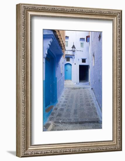 Chefchaouen, Morocco. Narrow Alleyways for Foot Traffic Only-Emily Wilson-Framed Photographic Print