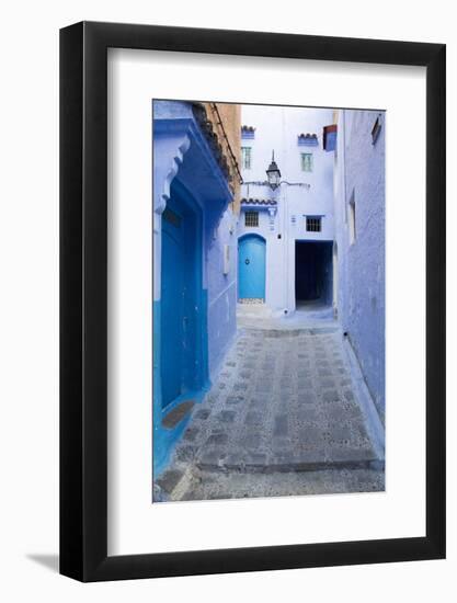 Chefchaouen, Morocco. Narrow Alleyways for Foot Traffic Only-Emily Wilson-Framed Photographic Print