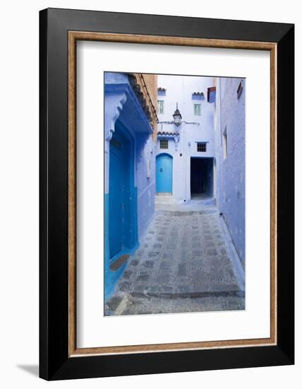 Chefchaouen, Morocco. Narrow Alleyways for Foot Traffic Only-Emily Wilson-Framed Photographic Print