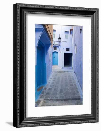 Chefchaouen, Morocco. Narrow Alleyways for Foot Traffic Only-Emily Wilson-Framed Photographic Print