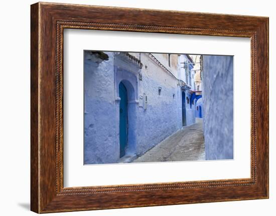 Chefchaouen, Morocco. Narrow Arched Alleyways for Foot Traffic Only-Emily Wilson-Framed Photographic Print