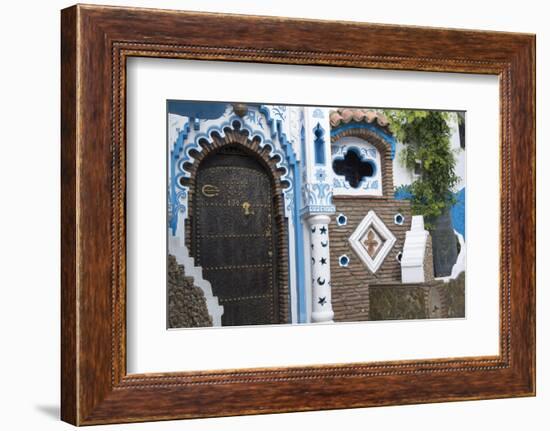 Chefchaouen, Morocco, Narrow Arched Doorways-Emily Wilson-Framed Photographic Print