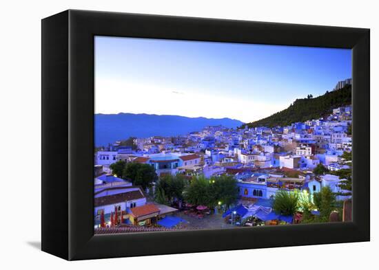 Chefchaouen, Morocco, North Africa, Africa-Neil-Framed Premier Image Canvas