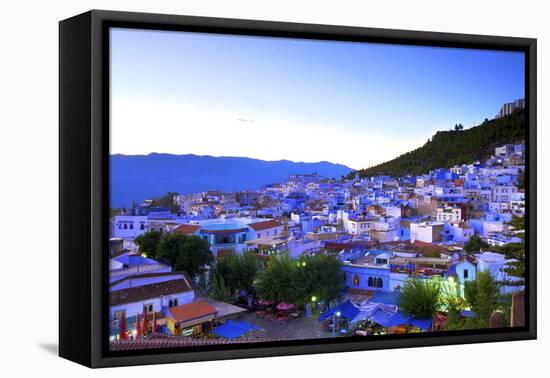 Chefchaouen, Morocco, North Africa, Africa-Neil-Framed Premier Image Canvas