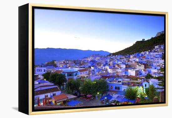 Chefchaouen, Morocco, North Africa, Africa-Neil-Framed Premier Image Canvas