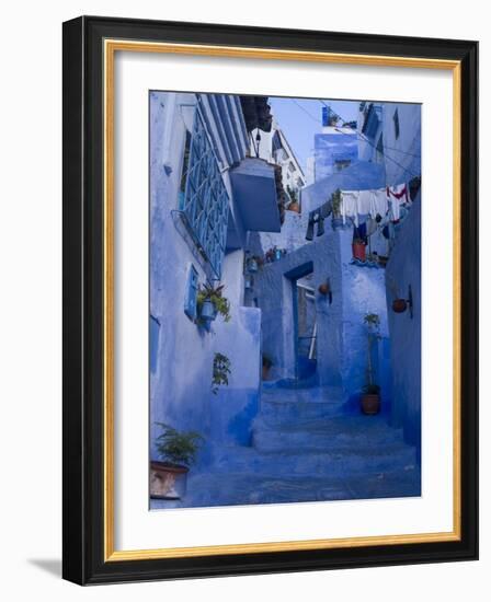 Chefchaouen, Near the Rif Mountains, Morocco, North Africa, Africa-Ethel Davies-Framed Photographic Print