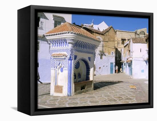 Chefchaouen, Rif Region, Morocco, North Africa, Africa-Bruno Morandi-Framed Premier Image Canvas