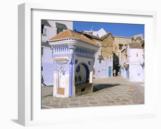 Chefchaouen, Rif Region, Morocco, North Africa, Africa-Bruno Morandi-Framed Photographic Print