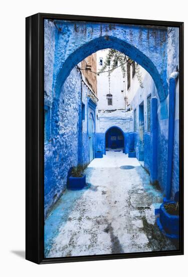 Chefchaouen, The Blue City-Lindsay Daniels-Framed Premier Image Canvas