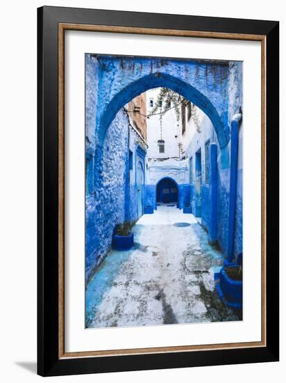 Chefchaouen, The Blue City-Lindsay Daniels-Framed Photographic Print