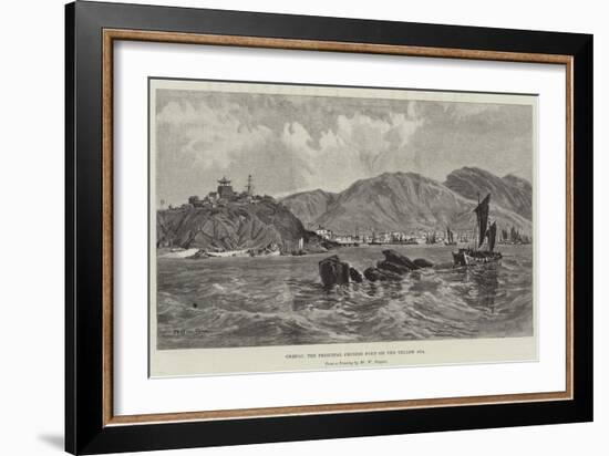 Chefoo, the Principal Chinese Port on the Yellow Sea-William 'Crimea' Simpson-Framed Giclee Print