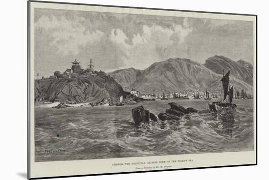 Chefoo, the Principal Chinese Port on the Yellow Sea-William 'Crimea' Simpson-Mounted Giclee Print