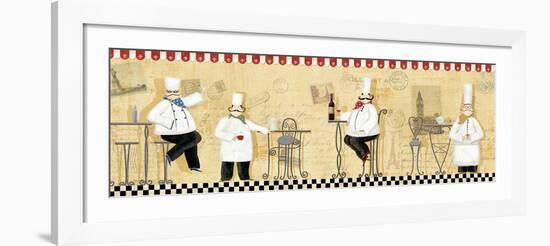 Chefs Break V-Veronique Charron-Framed Art Print