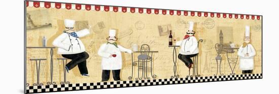 Chefs Break V-Veronique Charron-Mounted Art Print