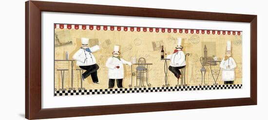 Chefs Break V-Veronique Charron-Framed Art Print