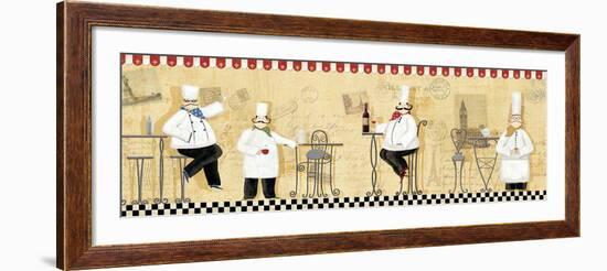 Chefs Break V-Veronique Charron-Framed Art Print