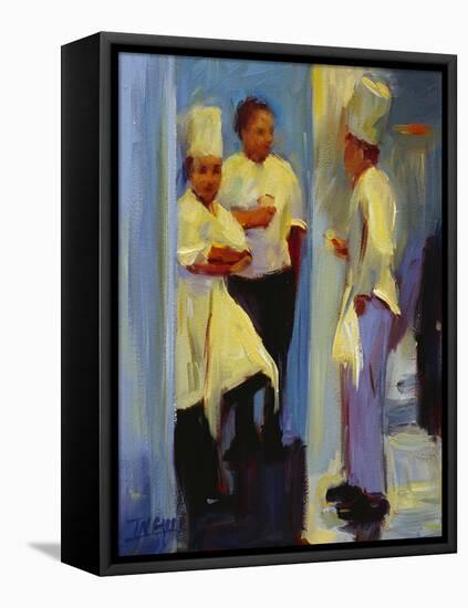 Chefs in Paris-Pam Ingalls-Framed Premier Image Canvas