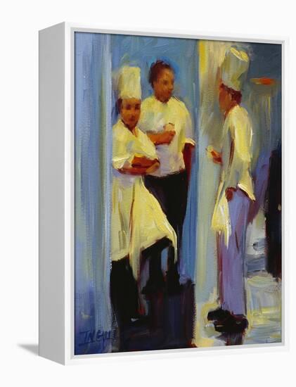 Chefs in Paris-Pam Ingalls-Framed Premier Image Canvas