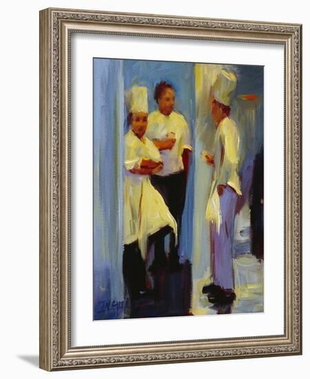 Chefs in Paris-Pam Ingalls-Framed Giclee Print