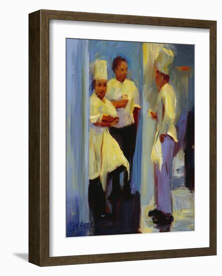 Chefs in Paris-Pam Ingalls-Framed Giclee Print