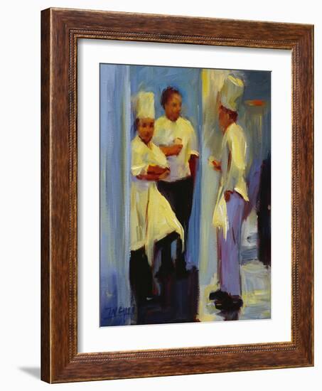 Chefs in Paris-Pam Ingalls-Framed Giclee Print