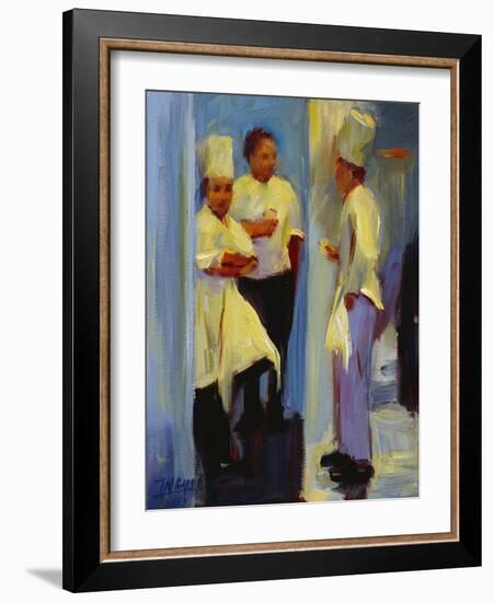 Chefs in Paris-Pam Ingalls-Framed Giclee Print