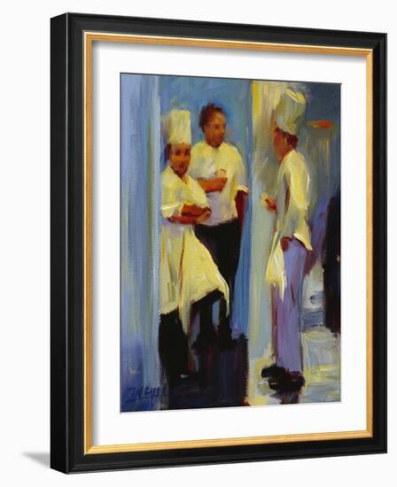 Chefs in Paris-Pam Ingalls-Framed Giclee Print