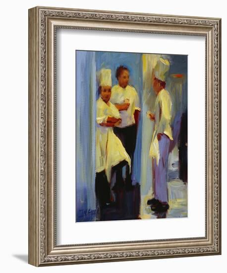 Chefs in Paris-Pam Ingalls-Framed Giclee Print