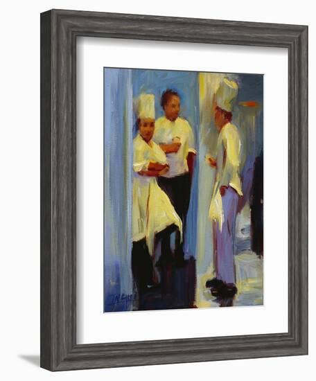 Chefs in Paris-Pam Ingalls-Framed Giclee Print