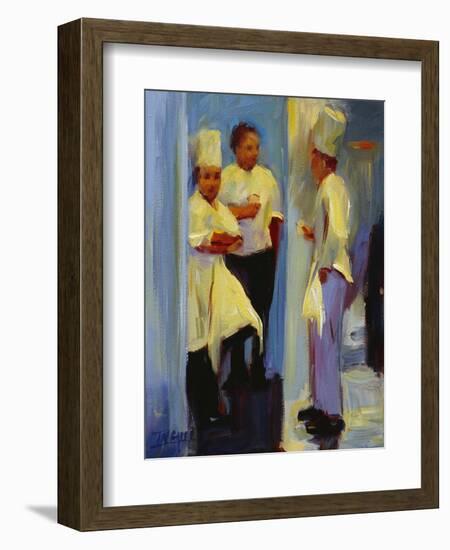 Chefs in Paris-Pam Ingalls-Framed Giclee Print