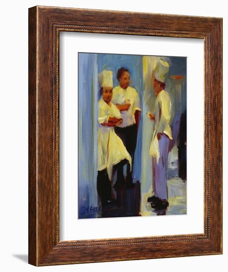 Chefs in Paris-Pam Ingalls-Framed Giclee Print