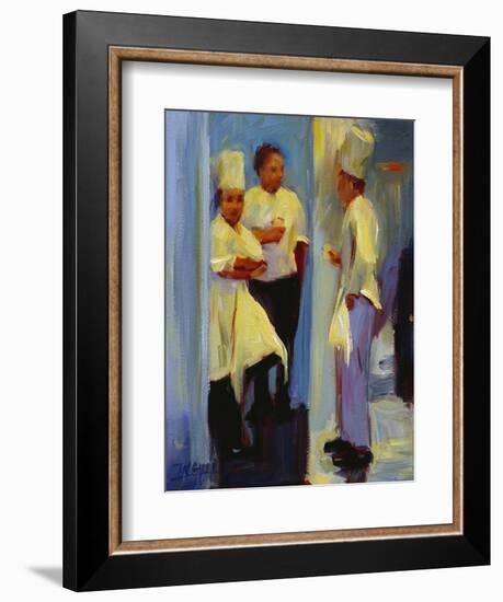Chefs in Paris-Pam Ingalls-Framed Giclee Print
