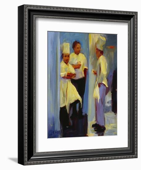 Chefs in Paris-Pam Ingalls-Framed Giclee Print