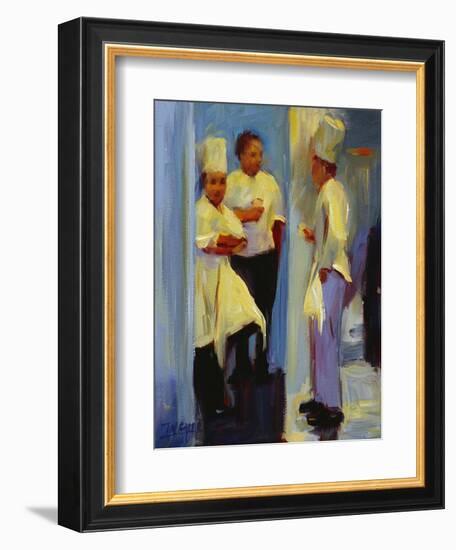 Chefs in Paris-Pam Ingalls-Framed Giclee Print