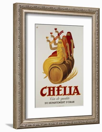 Chelia Advertising Poster-null-Framed Photographic Print