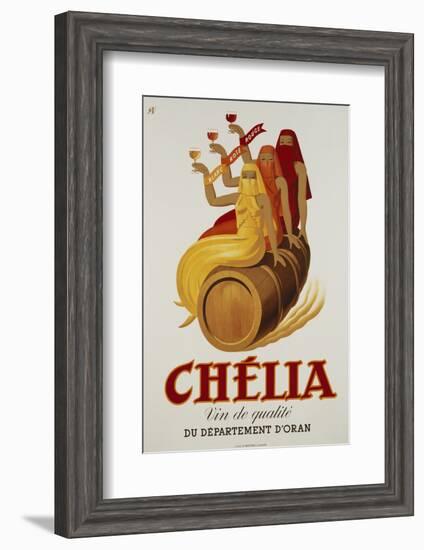 Chelia Advertising Poster-null-Framed Photographic Print