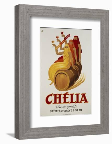 Chelia Advertising Poster-null-Framed Photographic Print